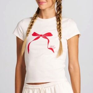 Dairy Boy Ribbed Baby Tee Dairy Girl Summer Cherry Ribbon Limited Edition Sz S